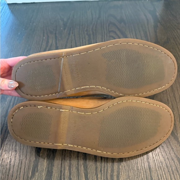 Sperry Light Brown Leather Boat Shoes - Picture 4 of 5
